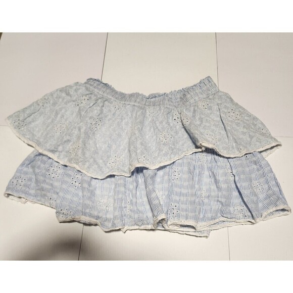 American Eagle High Waisted Shorts Light Blue and Size Small - Picture 2 of 11